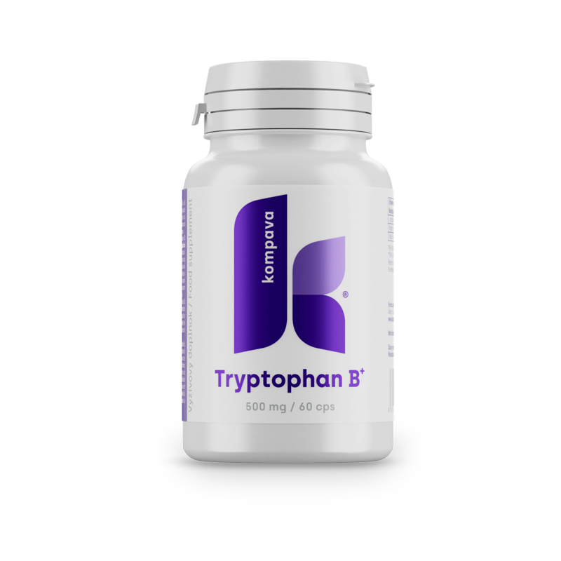 Kompava Tryptofan B+ 500 mg/60 kps