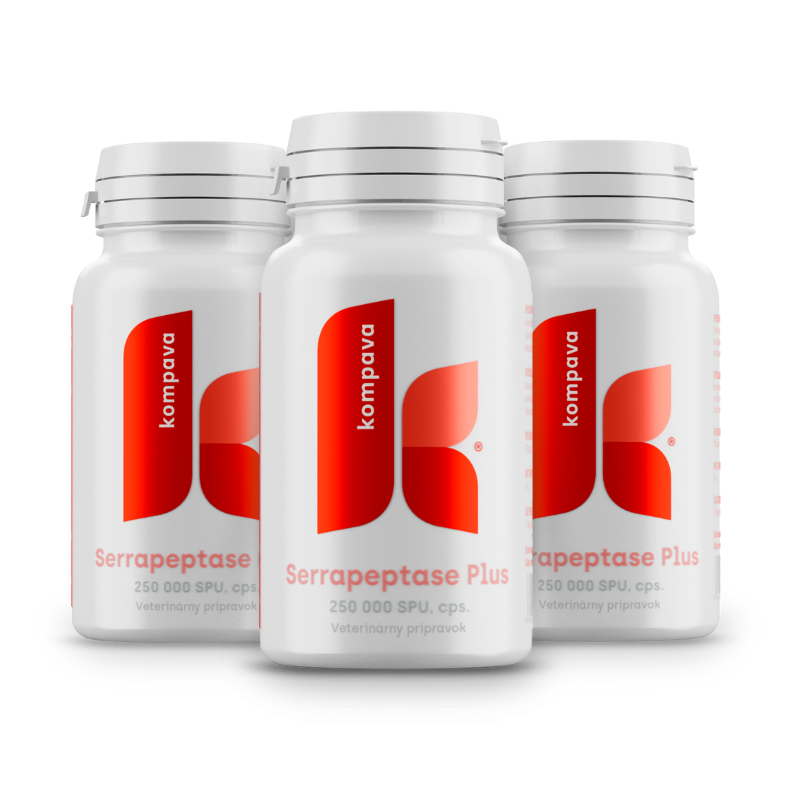 3-balenie Serrapeptase Plus