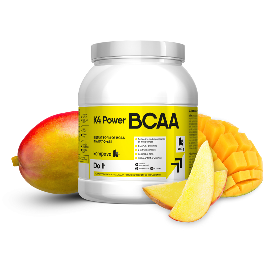 Kompava K4 Power BCAA 400 g/36 dávek, mango