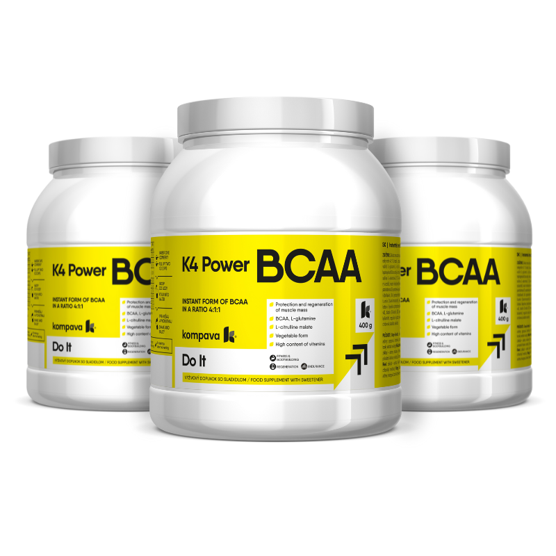 Levně Kompava 3-balení K4 power BCAA
