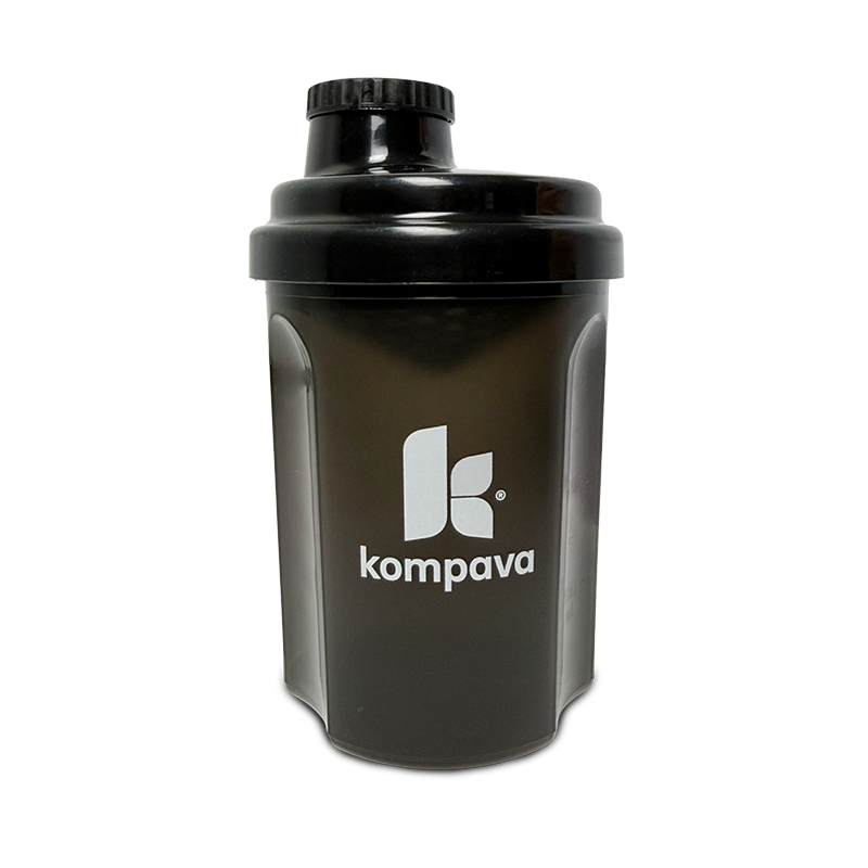 Levně Kompava Plastový šejker 300ml čierny