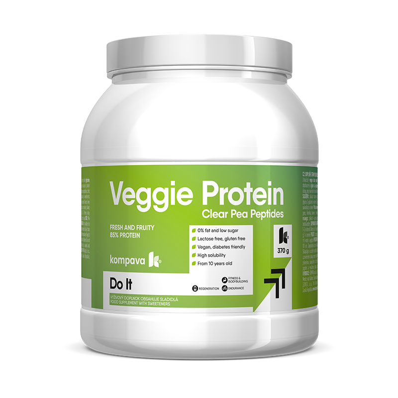 Kompava Veggie Protein 370 g/16 dávek - červený grep