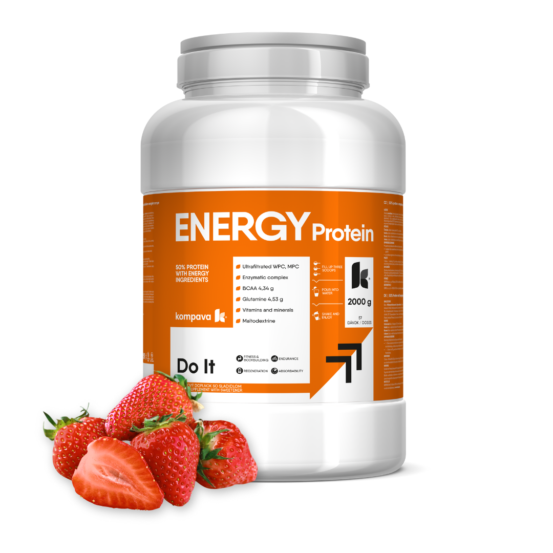 Kompava ENERGY Protein 2000g jahoda