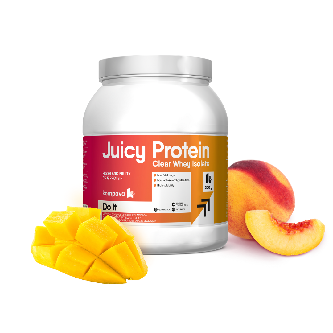 Kompava JUICY Protein,  Mango-Peach  300g /12 dávek