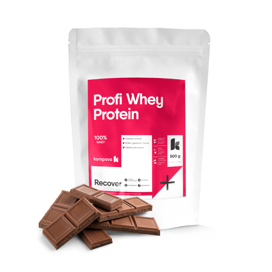 Kompava Profi WHEY Protein g/16 dávek, čokoláda
