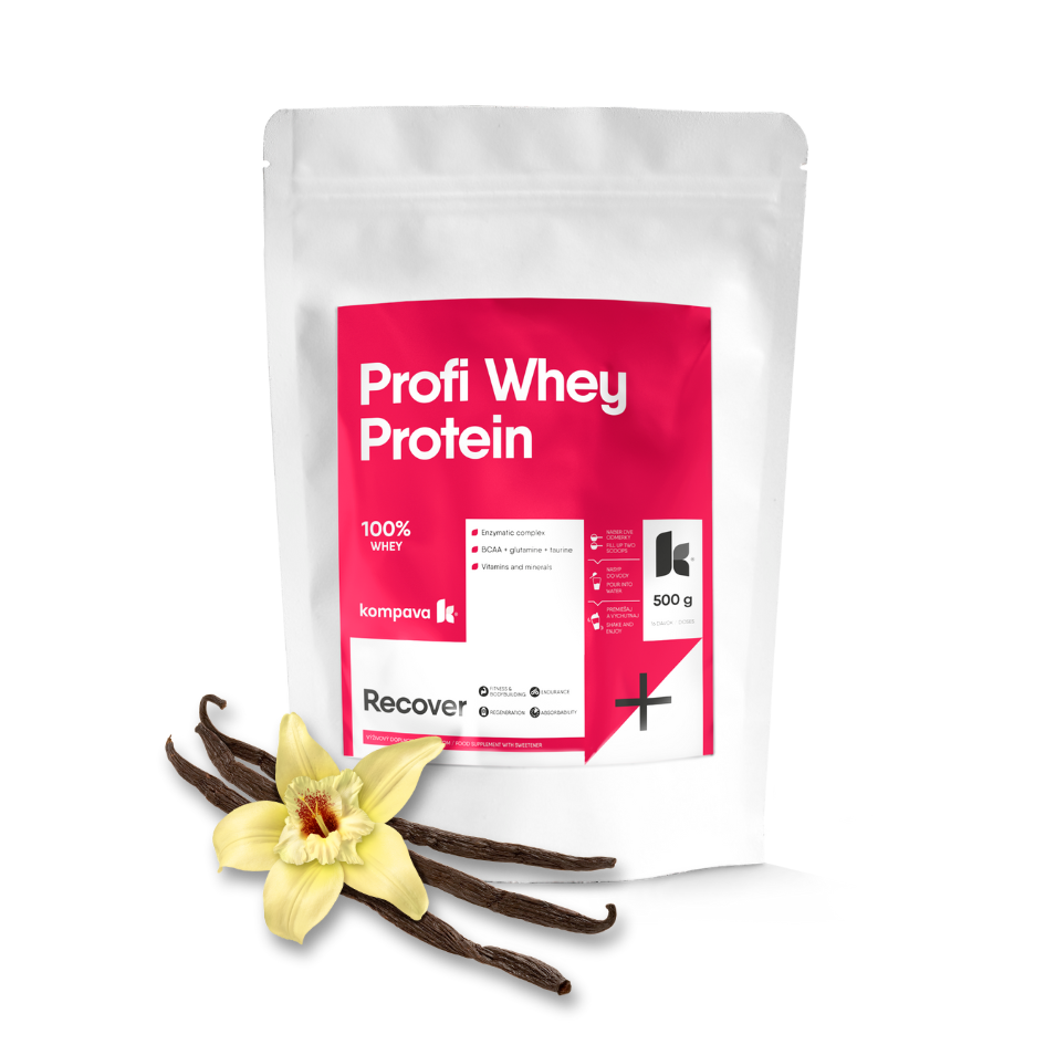 Kompava Profi WHEY Protein g/16 dávek, vanilka