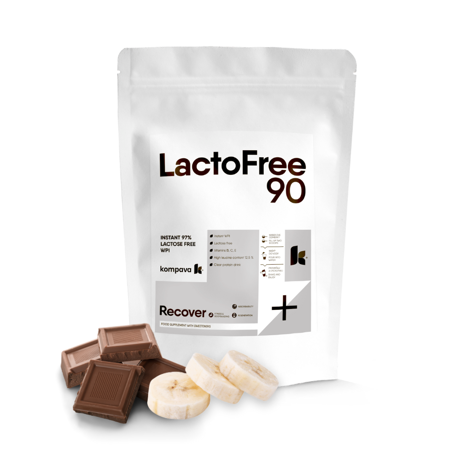 Kompava LactoFree 90 500 g/16 dávek, čokoláda-banán