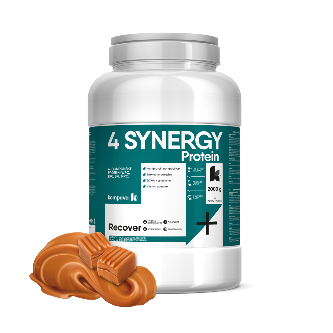 Kompava 4 SYNERGY Protein 2000 g/66 dávek, slaný karamel