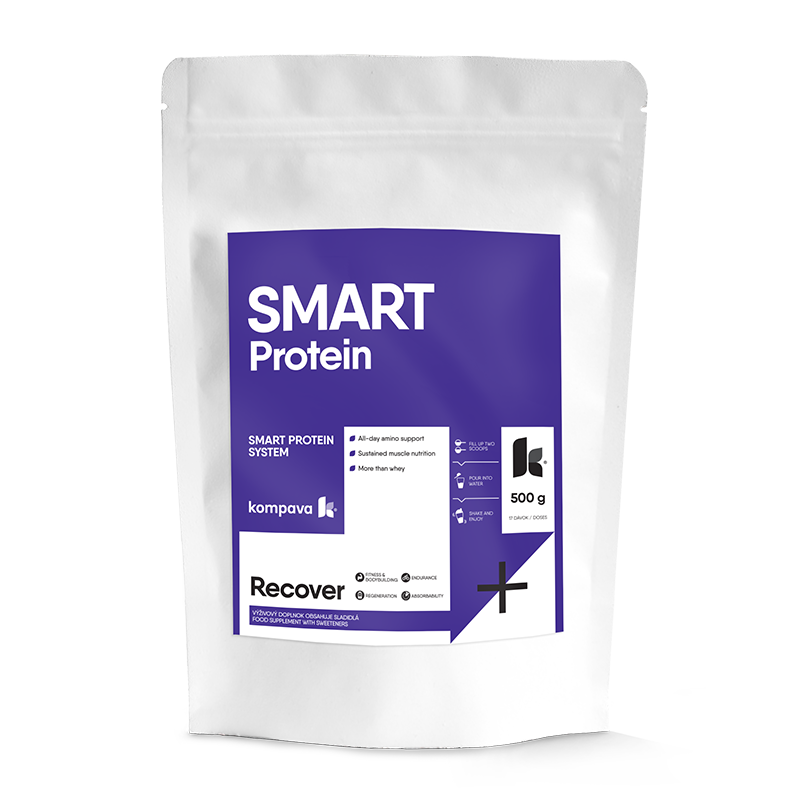 Kompava SMART Protein 500 g/17 dávek, čokoláda-banán
