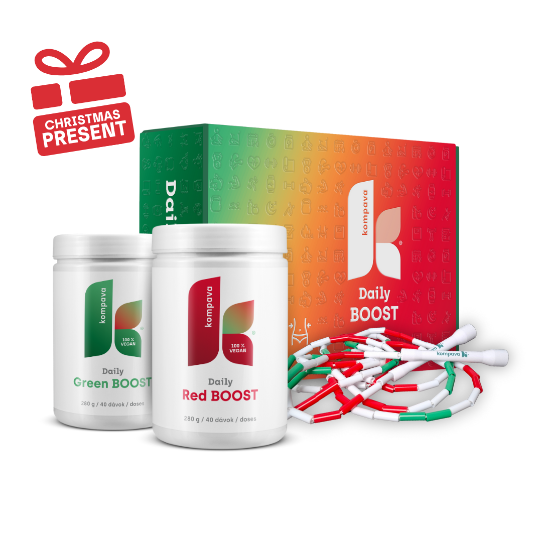 Kompava Daily Green BOOST + Daily Red BOOST + švihadlo