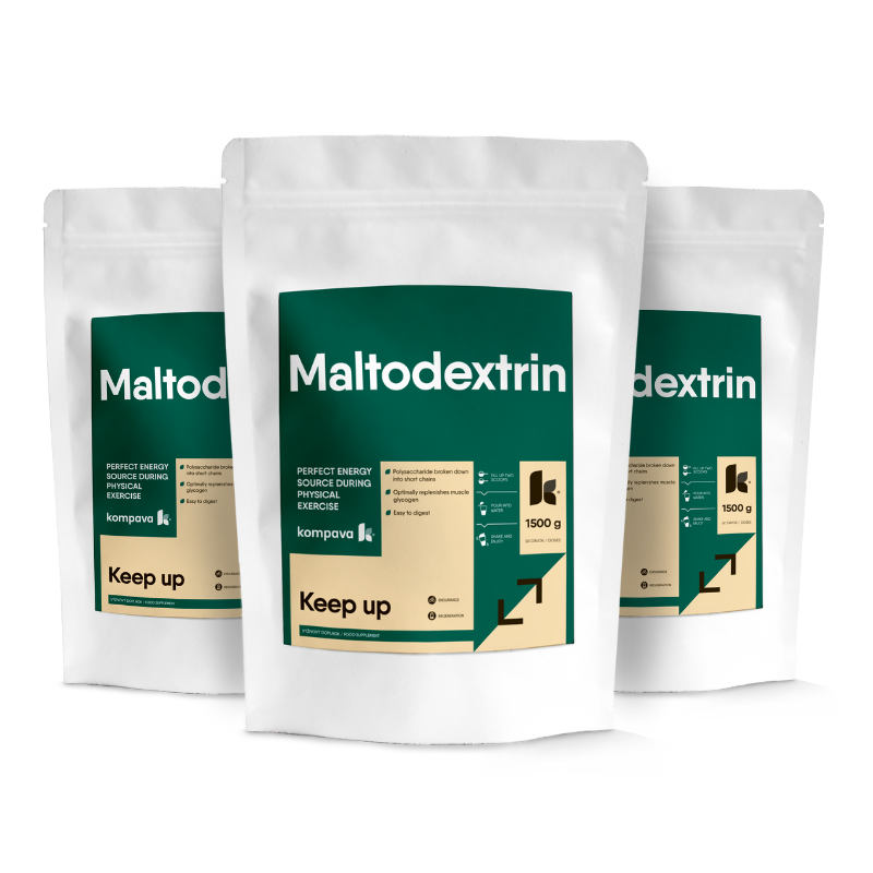 Levně Kompava 3-balení Maltodextrín 1500 g/50 dávek