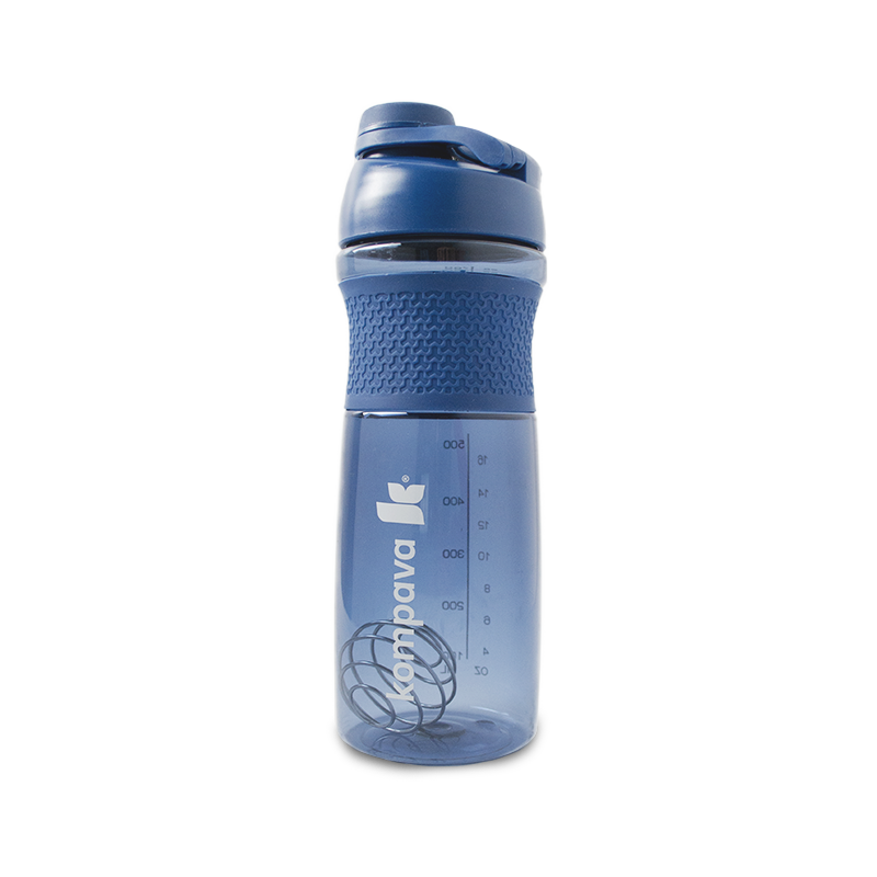 Levně Kompava Šejkr Sportmixer Twist 820 ml modrý