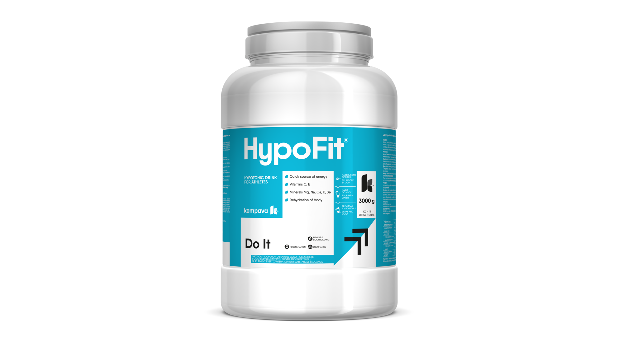 Kompava HypoFit 3000 g/102 - 115 litrů, pomeranč