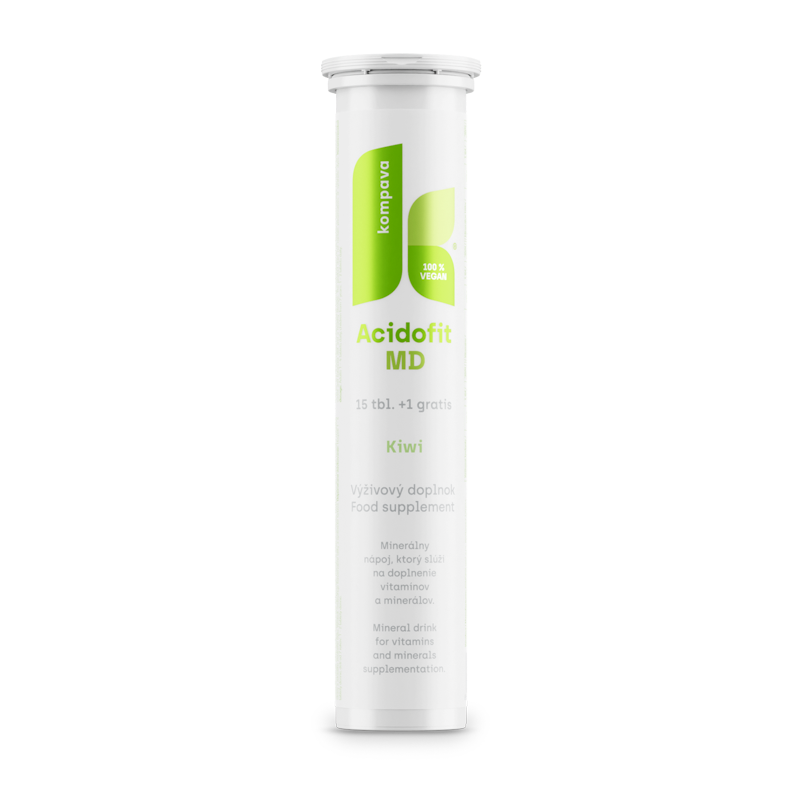 Kompava AcidoFit MD 15 + 1 tabliet, kiwi